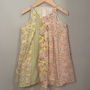 Janie and jack gingham and floral dress